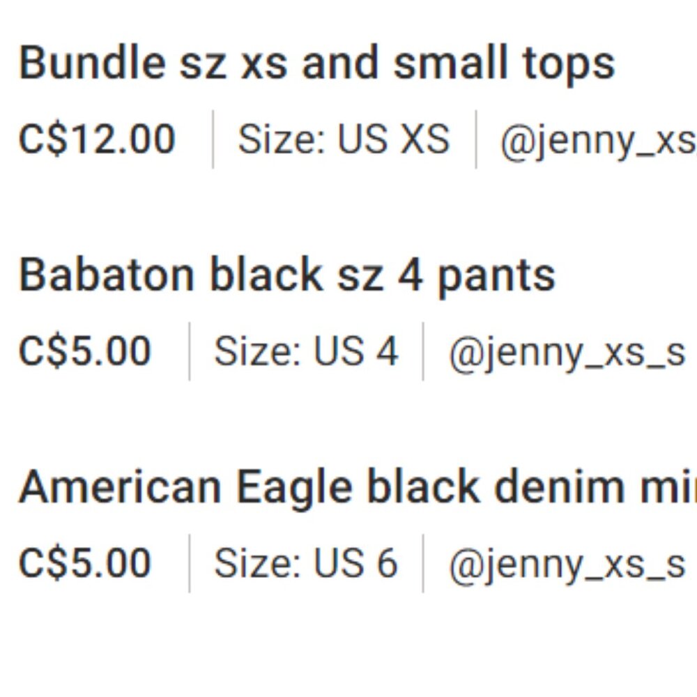 Bundle for Jenny Xs_s